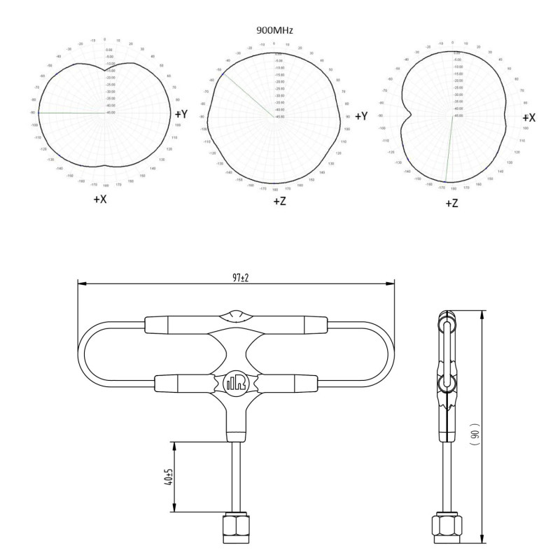 FrSky Super 8 Antenna for R9M/R9M Lite MM (EU)