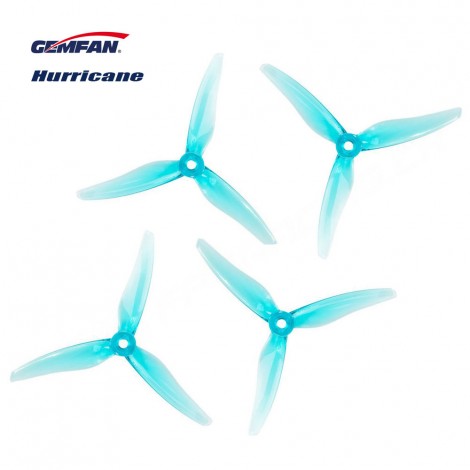 Gemfan 51466-3 Hurricane Propeller - transluzent Blau