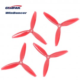 Gemfan 5043-3 WinDancer Propeller - Clear Red