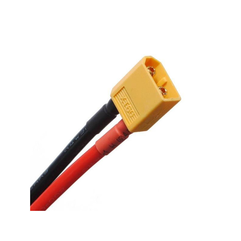 XT60 Male Plug with 10cm 12AWG wire