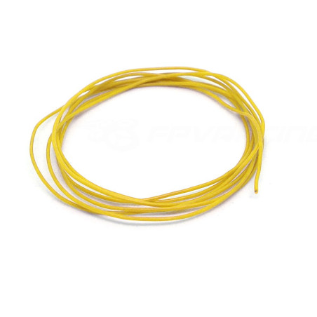 15cm Silicone Wire 30AWG Yellow