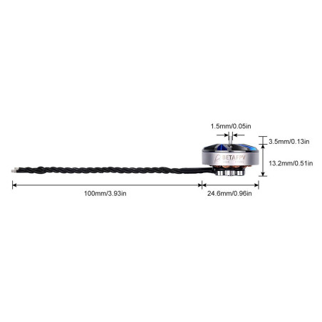 BetaFPV 2004 1700KV Brushless Motor