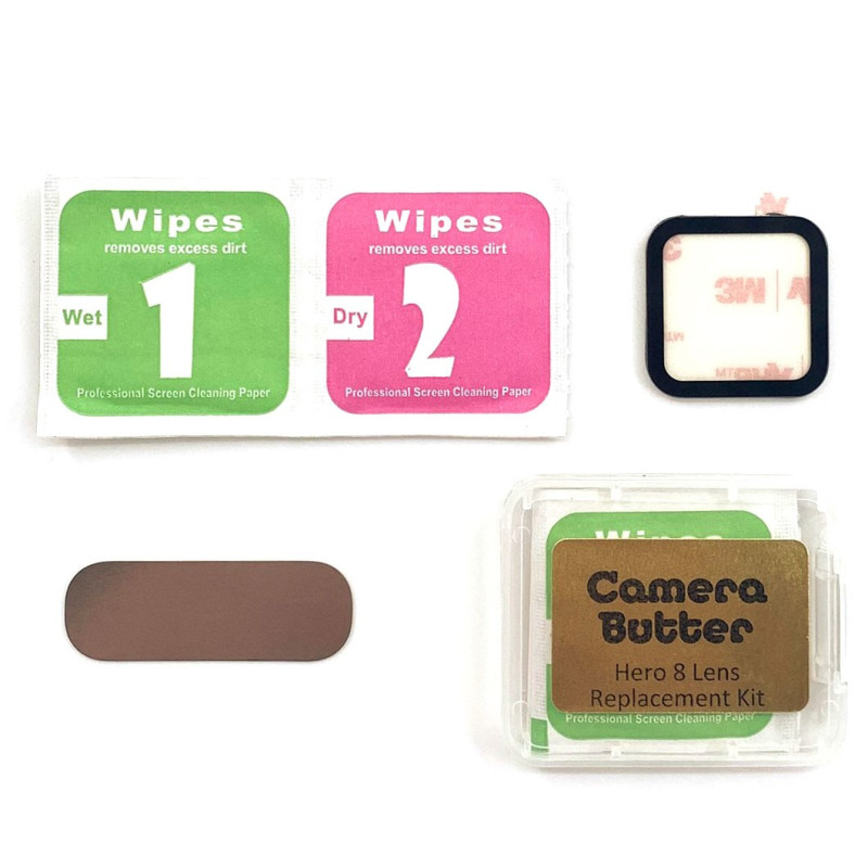 CAMERA BUTTER GoPro Hero 8 glass lens replacement kit