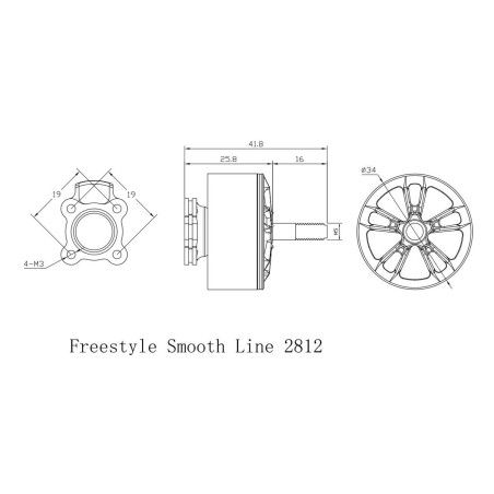 XNOVA Smooth Line 2812 1100Kv