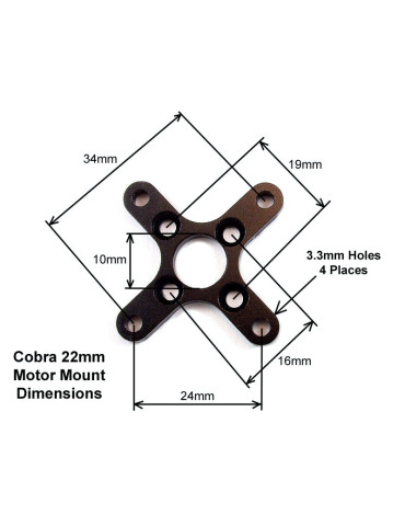 Cobra C-22mm Motor Cross Mount 2