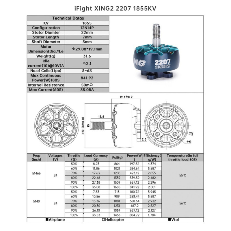 iFlight XING2 2207 1855Kv