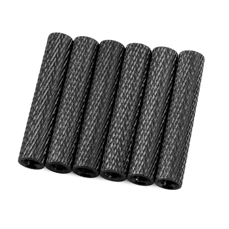 25mm texturierte Aluminum Spacer (6er Set)