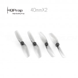 HQProp 40mm 2-Blatt Micro Whoop Propellers (1mm Shaft)