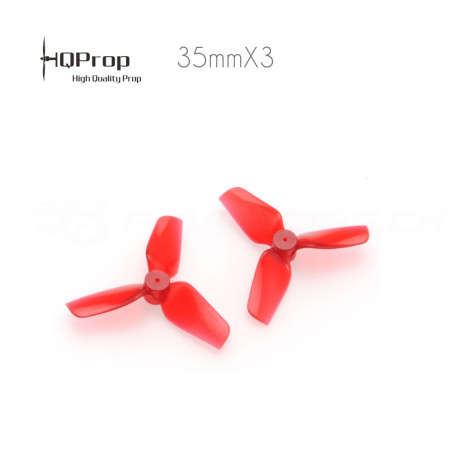 HQProp 35mm 3blade Micro Whoop Propellers (1mm Shaft)