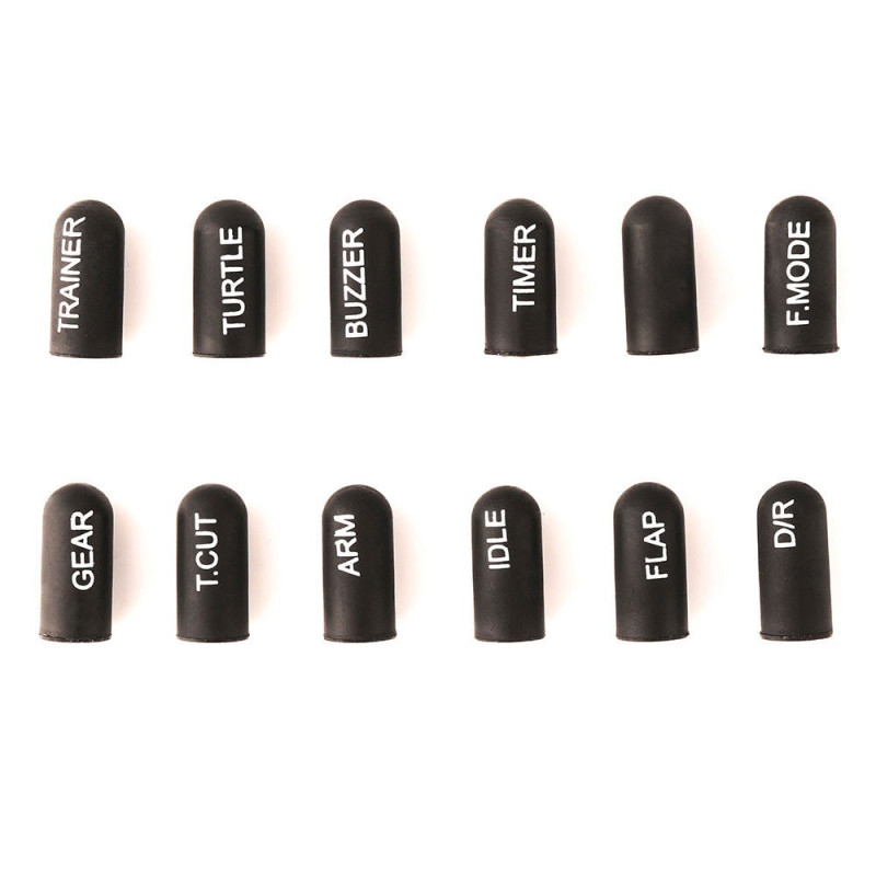 Labeled Silicon Switch Cover Set (12pcs Short)