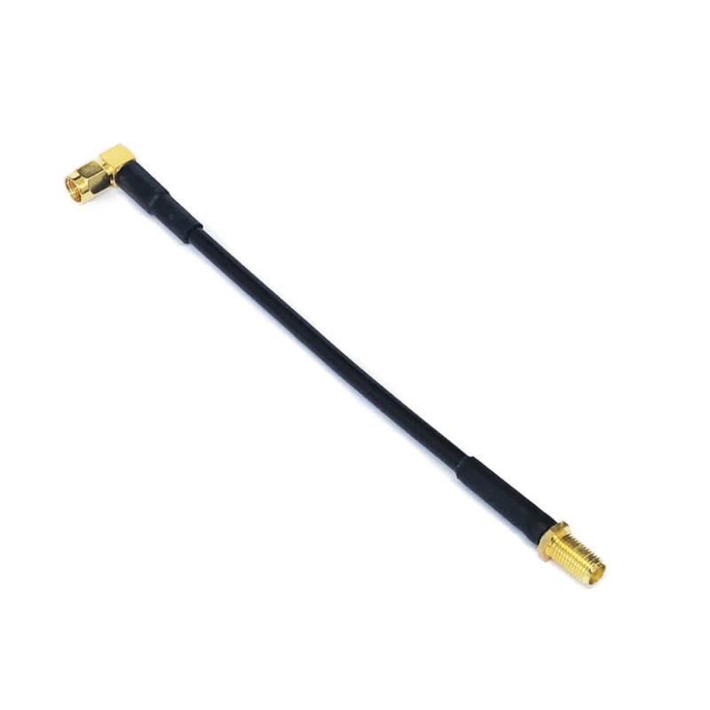 TrueRC 15CM Extension - 90° SMA to SMA Jack