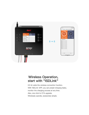 ISDT K2 Air 200W AC / 500W DC Dual Smart Charger 2