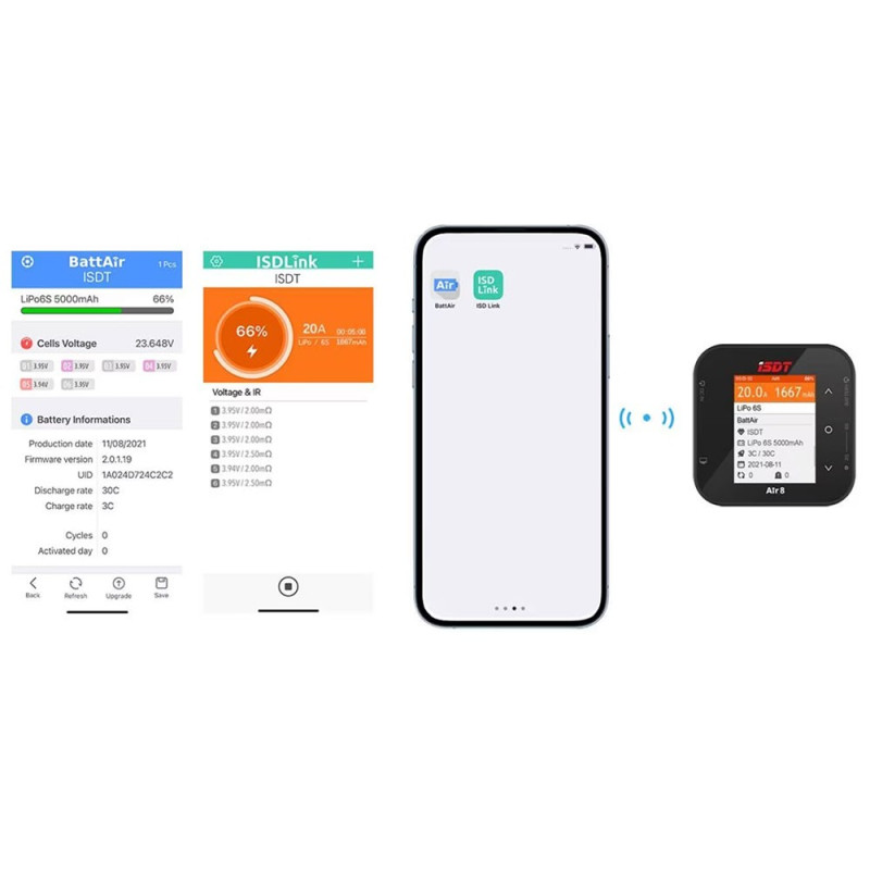 ISDT Air8 500W 20A Smart Charger