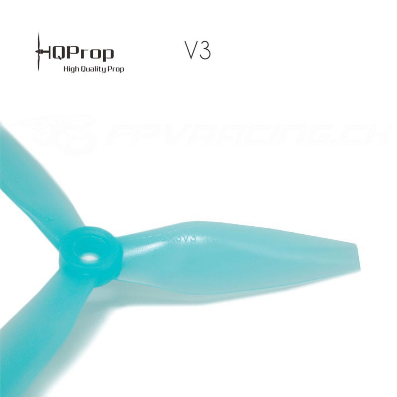 HQProp DP 5x4.5x3 Durable V3 PC Propeller - Licht Pink