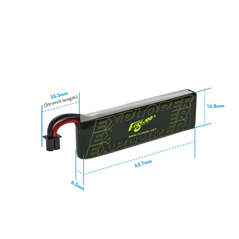 Flywoo Explorer A30 450mAh 1S HV V2 LiPo Batterie