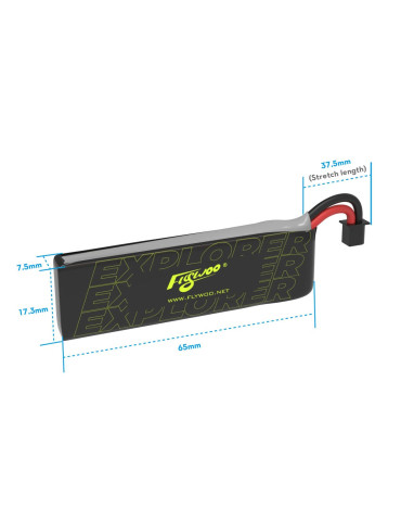 Flywoo Explorer 750mAh 1S HV V2 LiPo Batterie (A30) 4 Stück 2