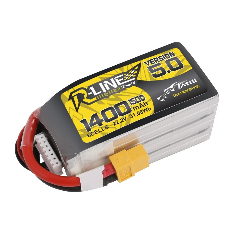 TATTU R-Line 1400mAh 6S 150C V5.0 (XT60)