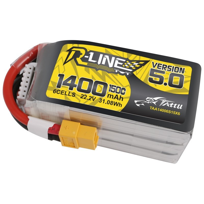 TATTU R-Line 1400mAh 6S 150C V5.0 (XT60)