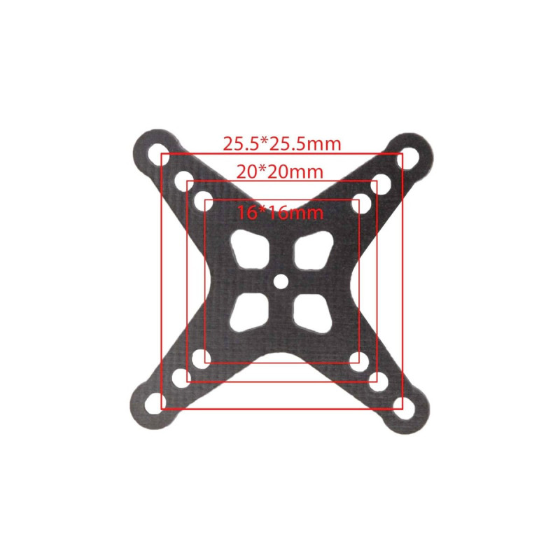 Flywoo DJI O3 Adapterplatte