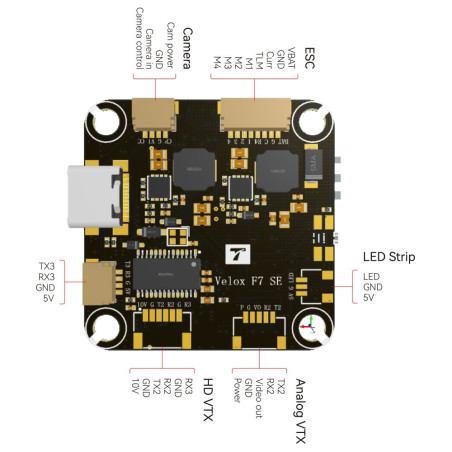 T-Motor F7 SE Flight Controller mit Bluetooth