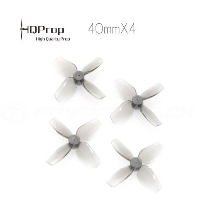 HQProp 40mm 4blade Micro Whoop Propellers (1.5mm Shaft)