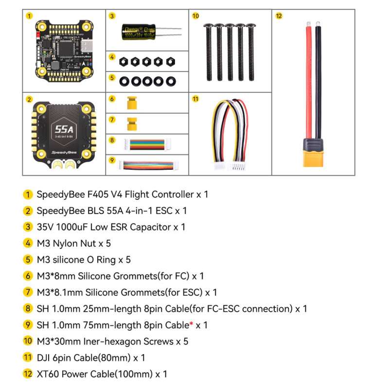 Speedybee V4 F405+55A Combo