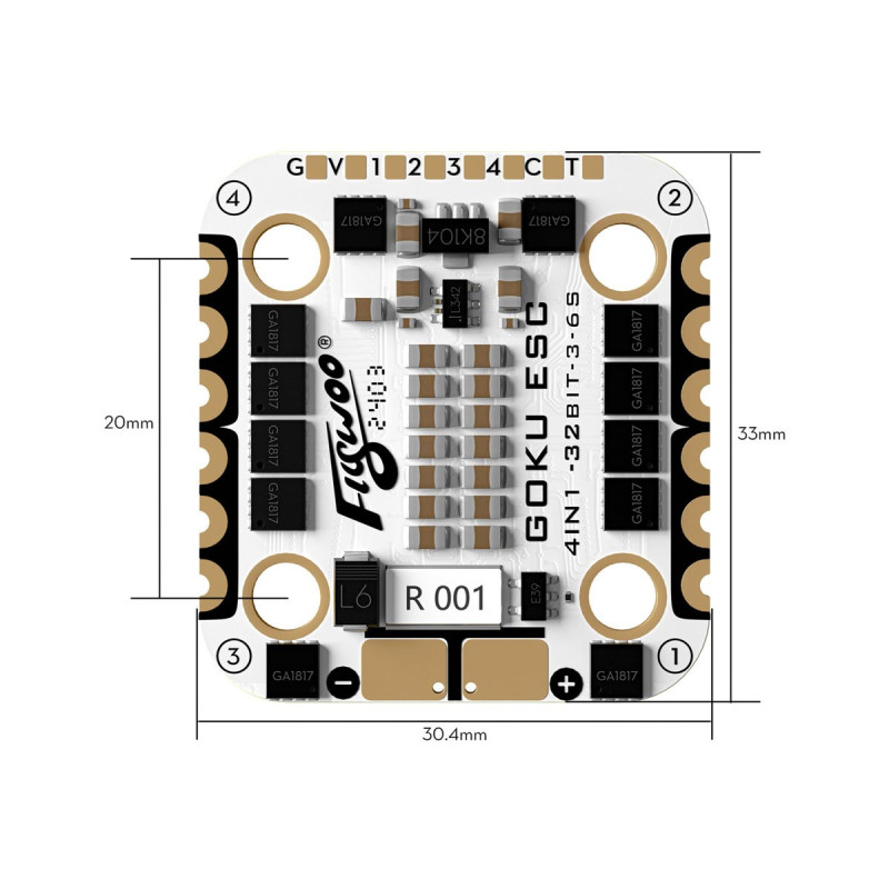 Flywoo GOKU G45M 45A Mini ESC 2-6S