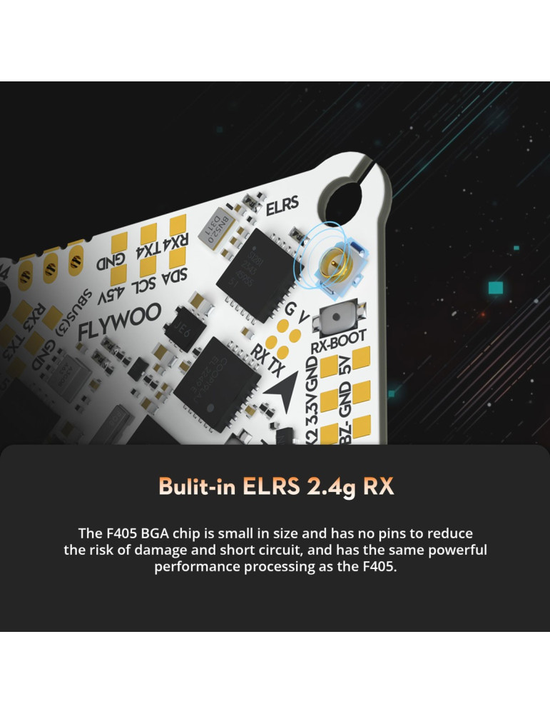 Flywoo GOKU F405 HD 1-2S 12A ELRS AIO V2
