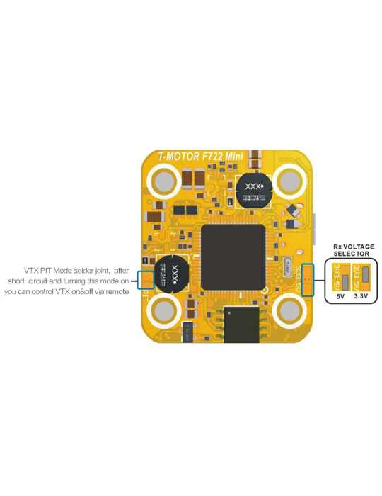 Tiger Motor Mini F7 Flight Controller (DJI HD compatible)