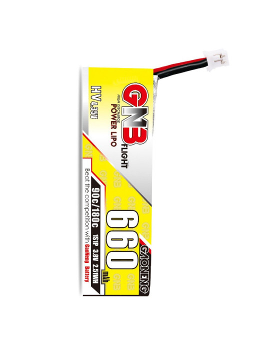 GNB 660mAh 1S LiHV 90C (PH2.0)