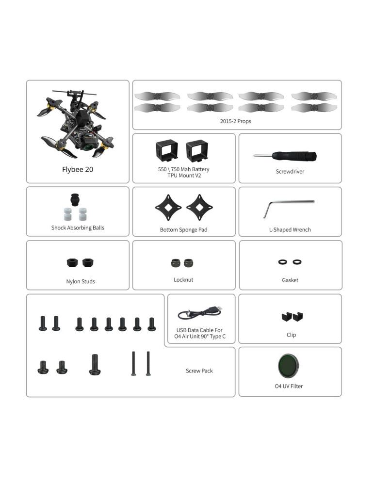 Flywoo Flybee 20 HD O4 2S (ELRS 2.4G)