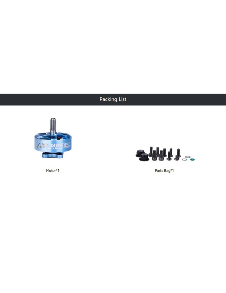 Tiger Motor Pacer V4 P2406 2060Kv - Blue