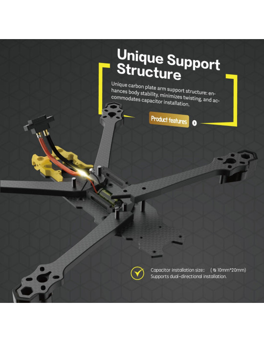 SpeedyBee Mario 5 XH O4 Frame - Advanced Version