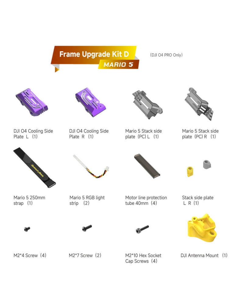 SpeedyBee Mario 5 - Upgrade Kit D