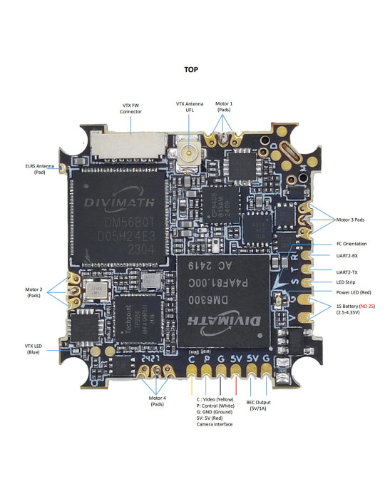 HDZero AIO5 F411+5A+ELRS+HDZero