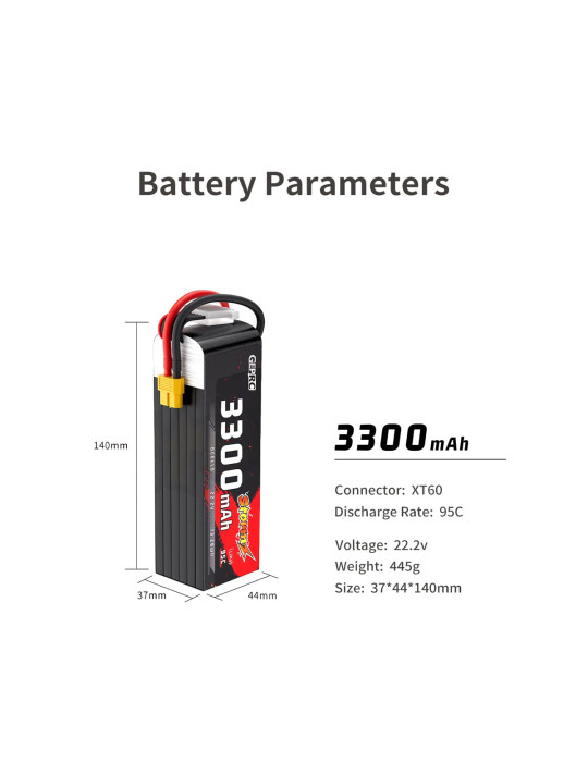 GEPRC Storm 3300mAh 6S 95C (XT60)