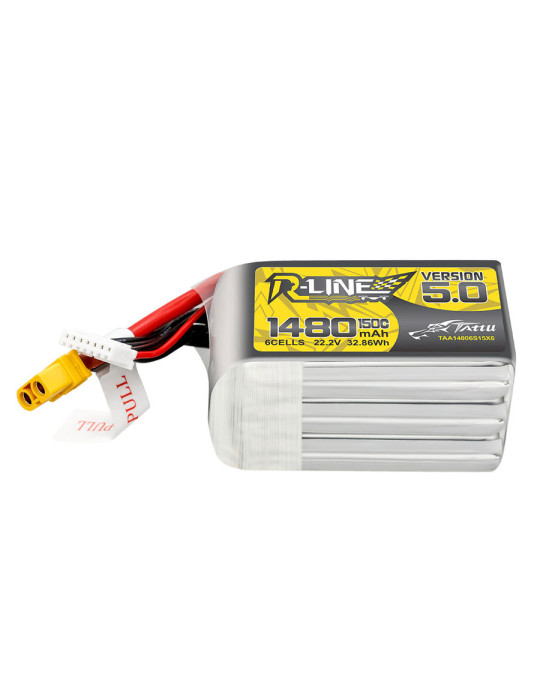 TATTU R-Line 1480mAh 6S 150C V5.0 (XT60)