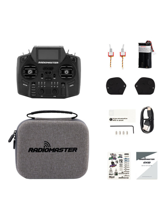 RadioMaster GX12 Dual-Band Gemini-X Radio Controller (ELRS) - M2