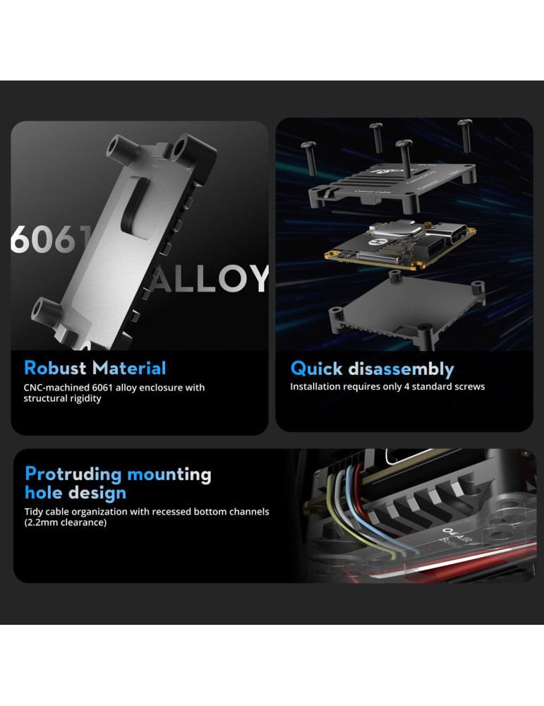 Flywoo O4 Air Unit Cooling CNC Kit