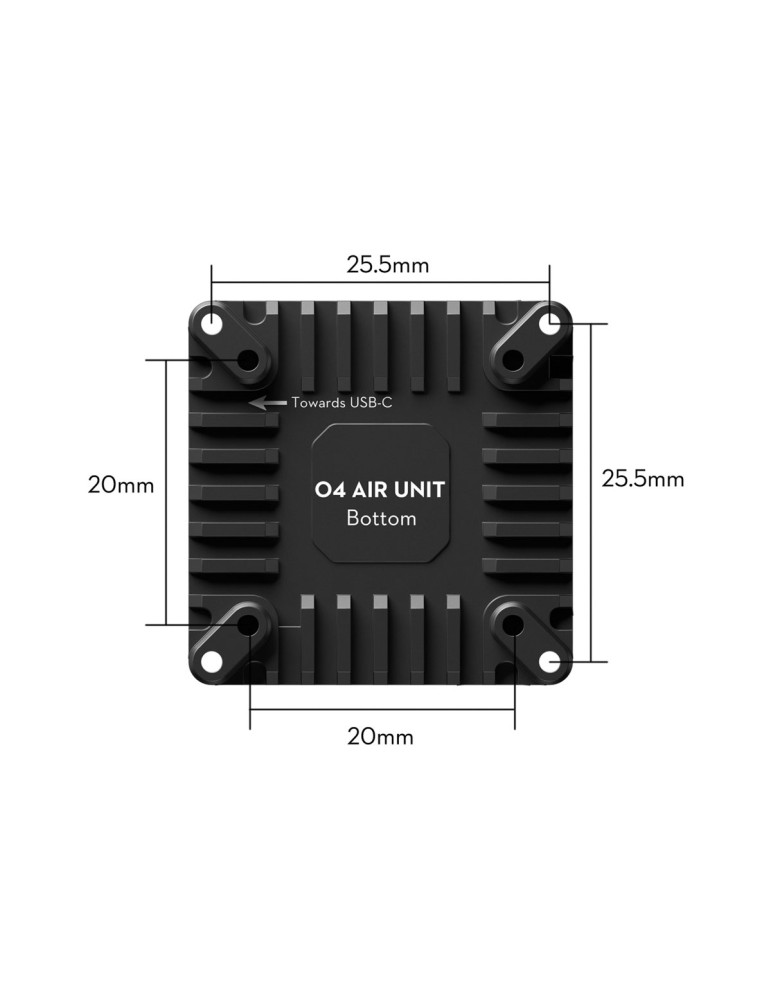 Flywoo O4 Air Unit Cooling CNC Kit
