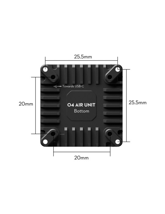 Flywoo O4 Air Unit Cooling CNC Kit