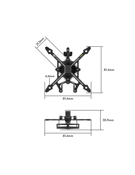 Flywoo Flybee 20 Frame Kit für O3lite / O4