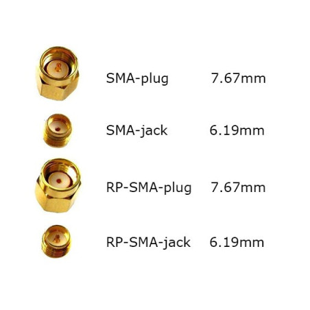 SMA Male zu RP-SMA Female Adapter