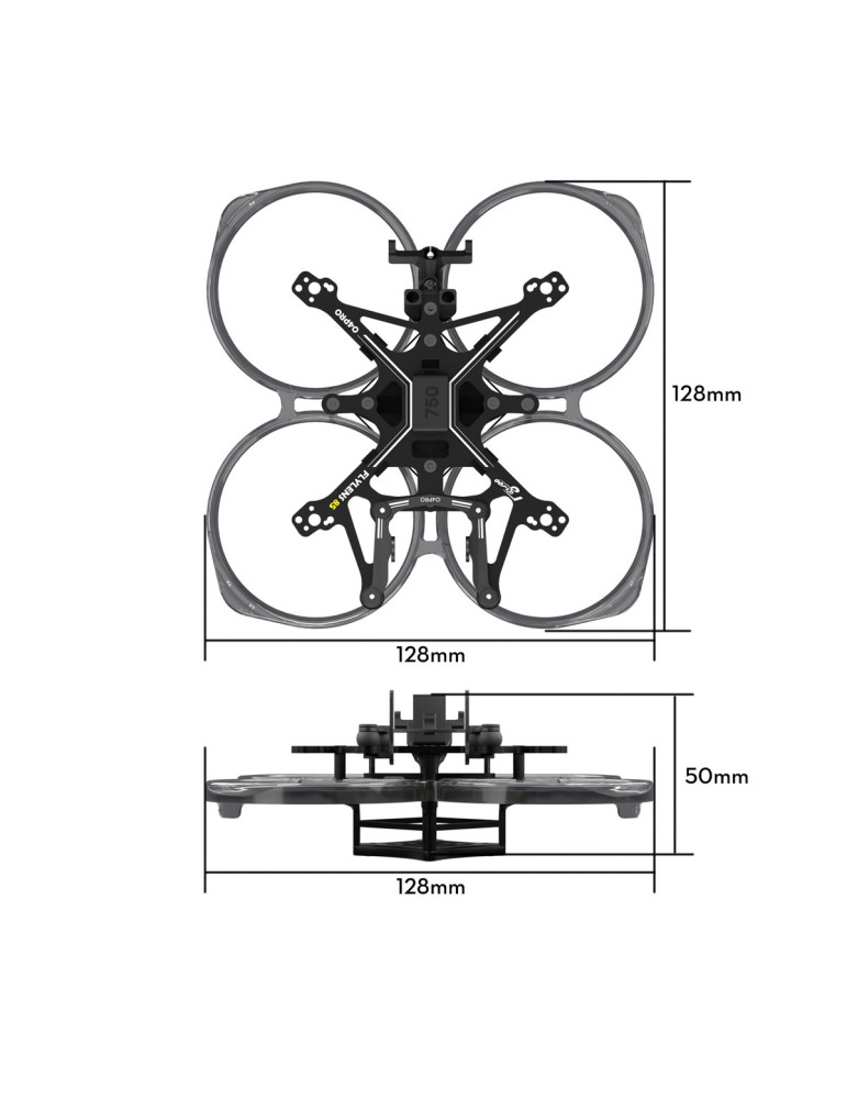 Flywoo FlyLens 85 Frame Kit for O4 Pro