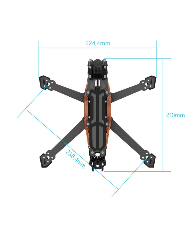 GepRC Vapor-D5 O4 PRO Frame