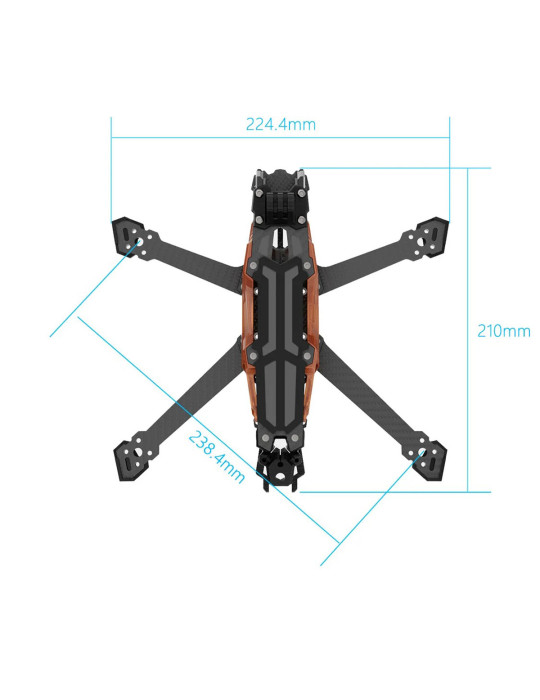 GepRC Vapor-D5 O4 PRO Frame