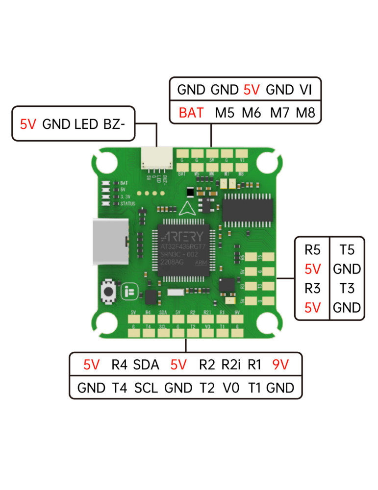 iFlight BLITZ ATF435 E55S 4-IN-1 Stack