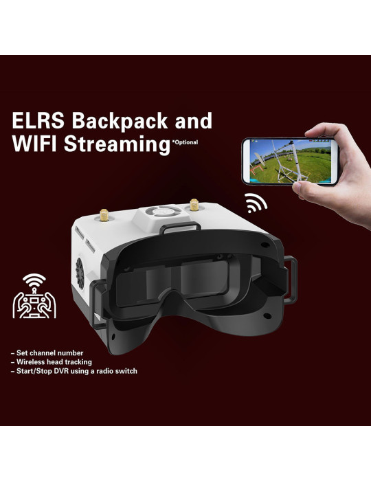 HDZero BoxPro+ - FPV HD Box Goggles with analog RX and Wifi