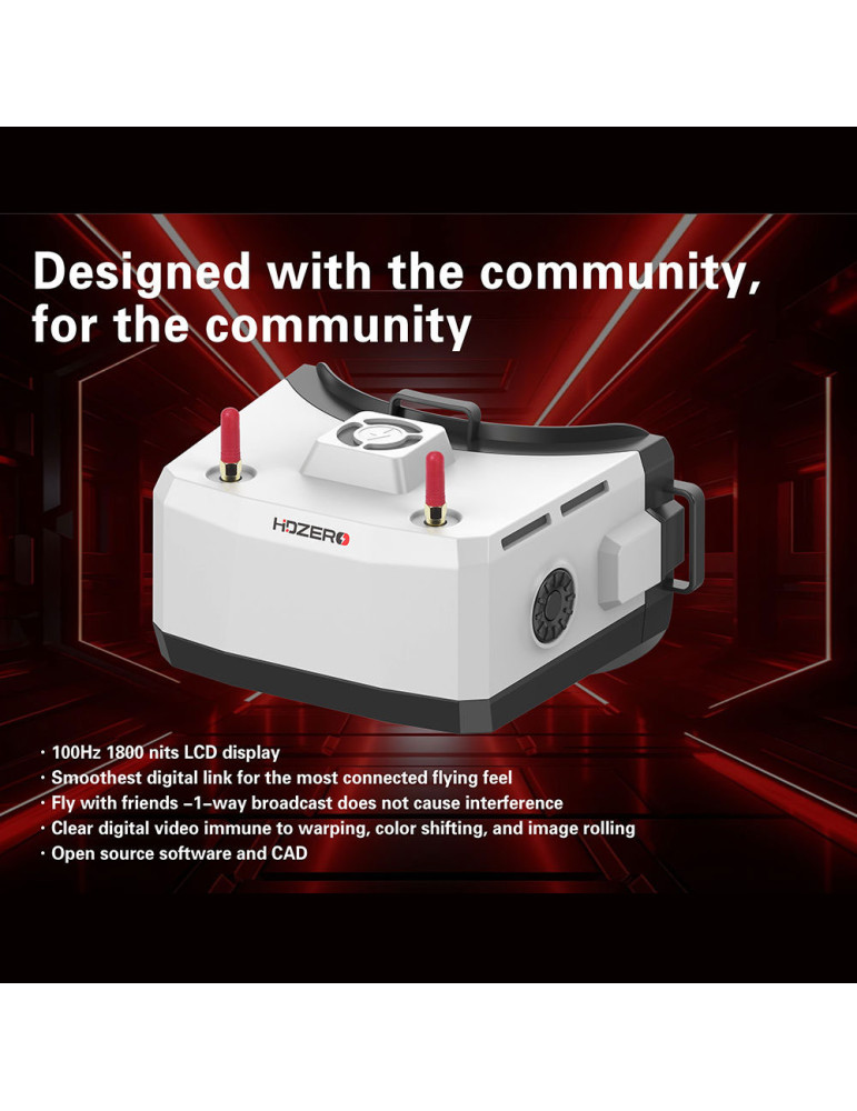 HDZero BoxPro+ - FPV HD Box Goggles with analog RX and Wifi