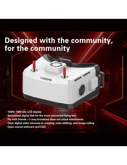 HDZero BoxPro+ - FPV HD Box Goggles with analog RX and Wifi